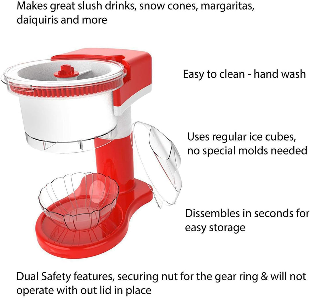 Elektrische Eiscrusher Slushy Maker Slush Maschine Eiswürfelzerkleinerer für Home Bar Küche Shaved I