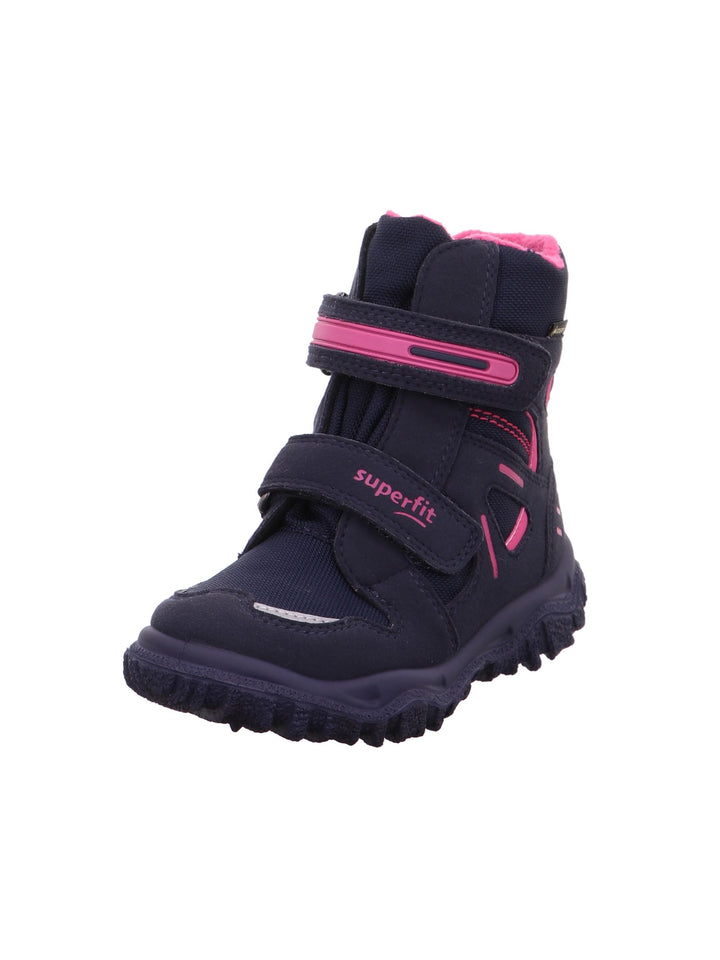 Superfit Mädchen Husky Warm Gefütterte Gore-tex Schneestiefel 25 EU Blau Rosa 8020, 25 EU Blau Rosa
