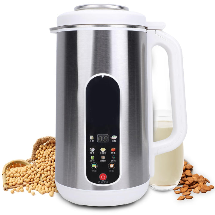 Gugxiom Pflanzenmilchbereiter, 1200 ml Automatische Nussmilch Maschine, Sojamilch Maschine, für Selb