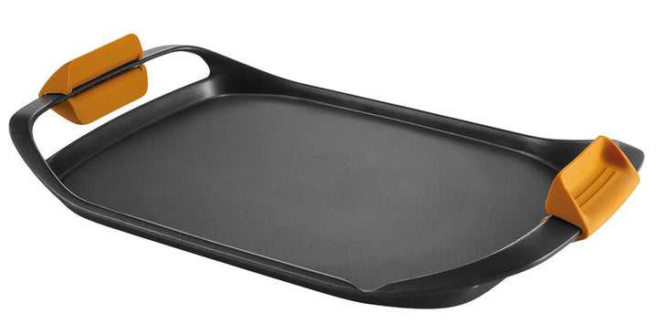 Tescoma 605069 SmartClick Grillpfanne, glatt, 42 x 28 cm Glatt und geschmeidig, Glatt und geschmeidi