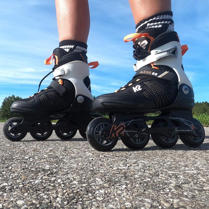 K2 Damen Alexis 80 Inline Skates EU: 40 (UK: 6.5 / US: 9) black - orange, EU: 40 (UK: 6.5 / US: 9) b