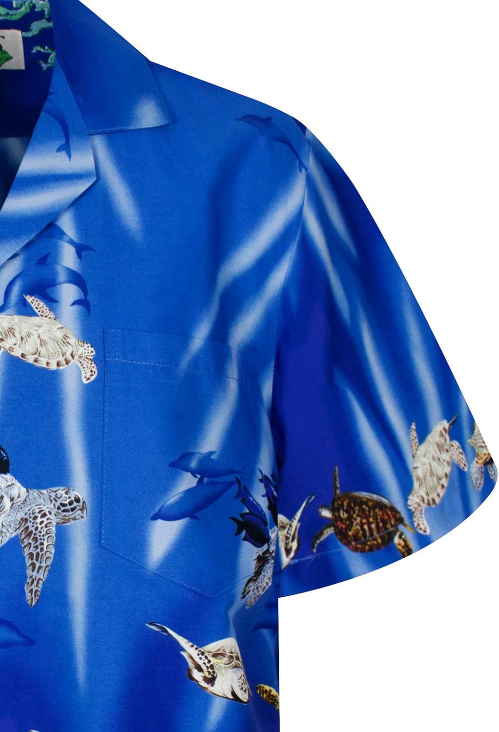 KY's Hawaiihemd Hawaiishirt original Made in Hawaii S-6XL S Blau, S Blau
