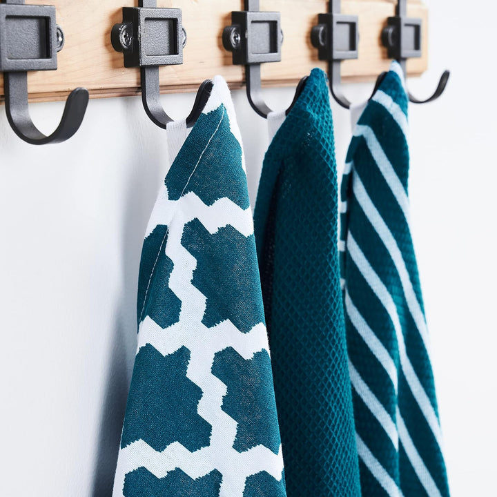 Penguin Home® 100% Baumwolle, Hellblau, Für Die Küche | 10-Set | Stilvolle, Weiche Und Strapazierfäh