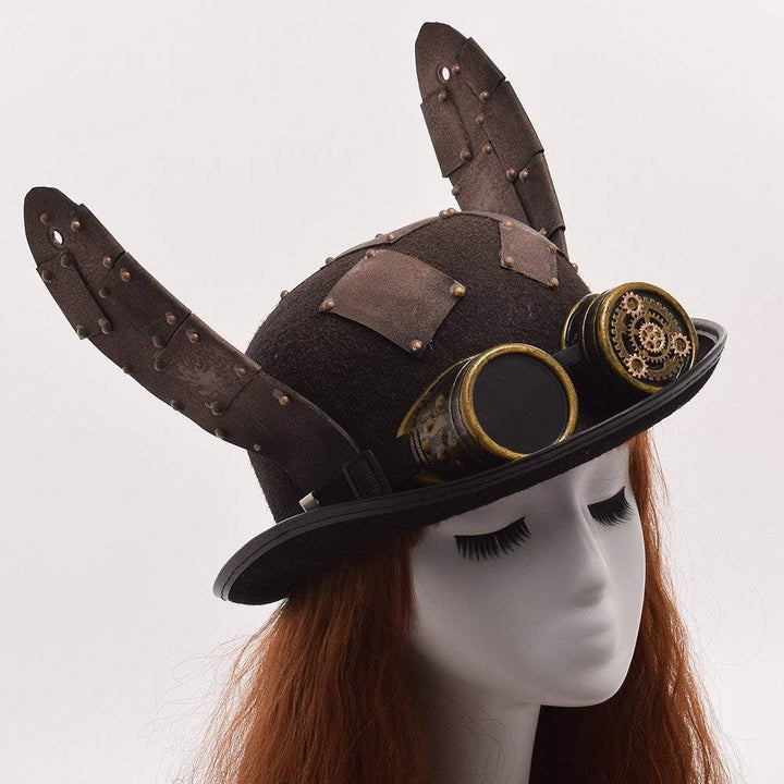 GRACEART Frauen Steampunk Hut Häschen Ohren Fantastischer Hut