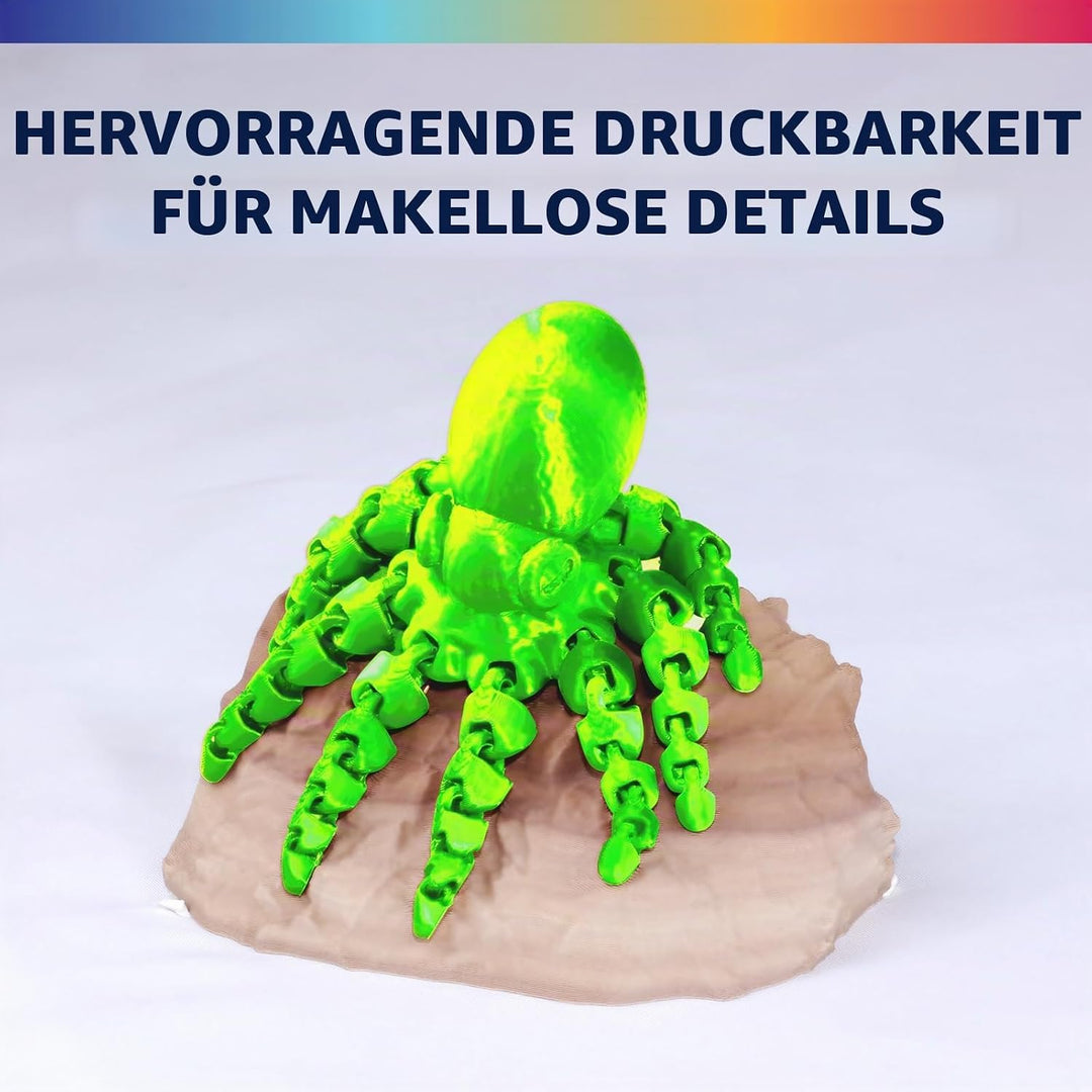 OVERTURE Silk PLA PLA Filament, 1,75 mm Verbrauch, 1 kg Filament (2,2 lbs), Massgenauigkeit 99% Wahr