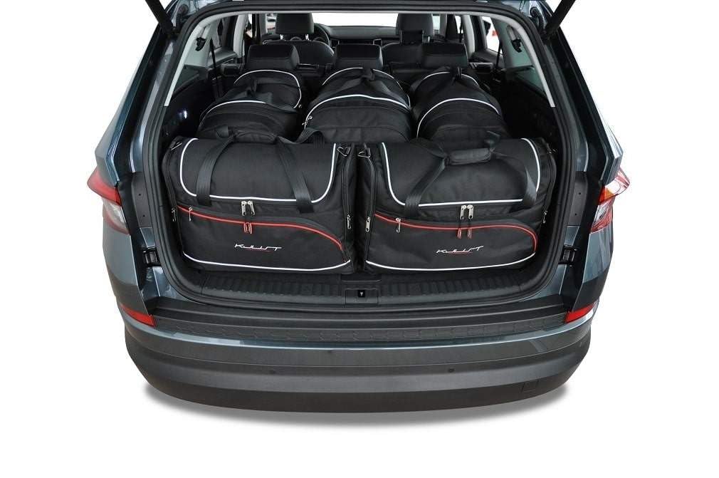 KJUST Dedizierte Kofferraumtaschen 5 stk kompatibel mit SKODA KODIAQ I 2017+