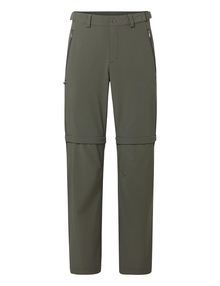 VAUDE Men's Farley Stretch ZO Pants II, Dark sea, 58 Khaki Uni 46