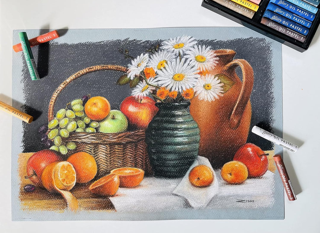Mungyo Gallery Soft Oil Pastel for Artist Premium 36 Colours Drawing MOPV36