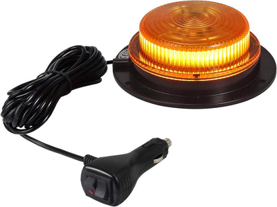 PROZOR Notfall Warnblinklicht 10W 12V/24V Magnetisch Blinkerleuchte 20LEDs 10 Blitzmodi IP67 Wasserd