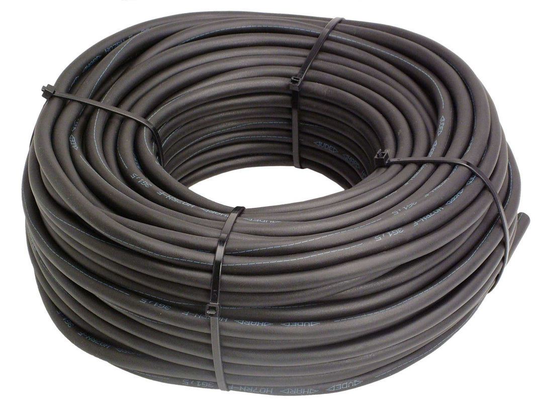 as - Schwabe 10017 Kabel - Leitung - 50m H07RN-F 3G1,5 schwarz, Gewerbe, Baustelle, IP44, H07RN-F 3G