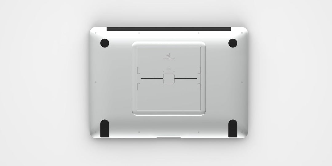 Paper-Thin MacBook Stand, Laptop Riser, Slim Portable Ergonomic Ventilated Stand, 6 Adjustable Heigh