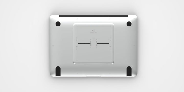 Paper-Thin MacBook Stand, Laptop Riser, Slim Portable Ergonomic Ventilated Stand, 6 Adjustable Heigh