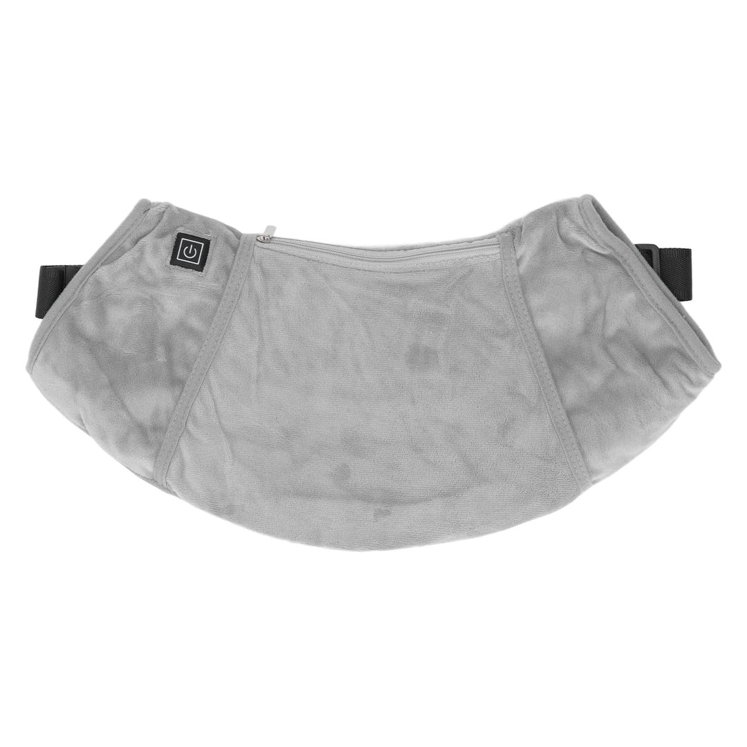 Elektrisch Beheizbarer Handwärmermuff, USB-Betrieben, 3 Temperaturstufen 40-55°C, Samt und Polyester