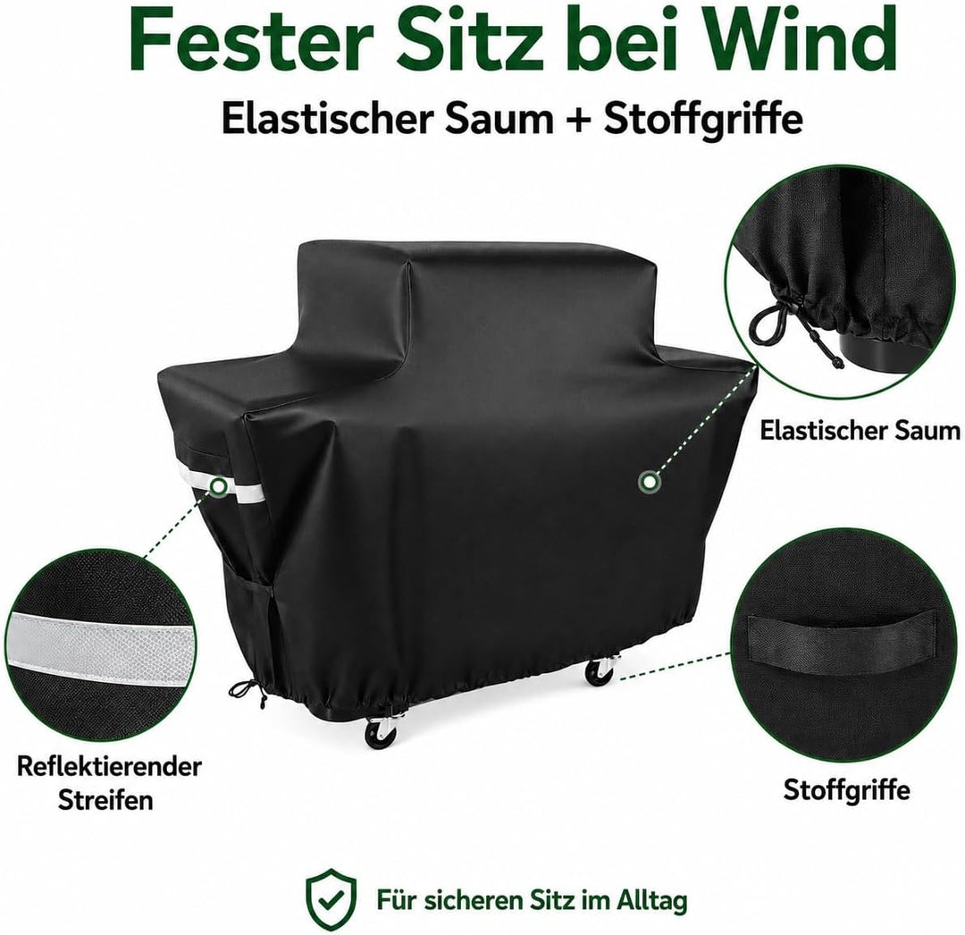 100 x 119 x 64 cm Grillabdeckung für Enders Monroe PRO 3 SIK/4 SIK mit Kocher (ab 2020), Boston 4 IK