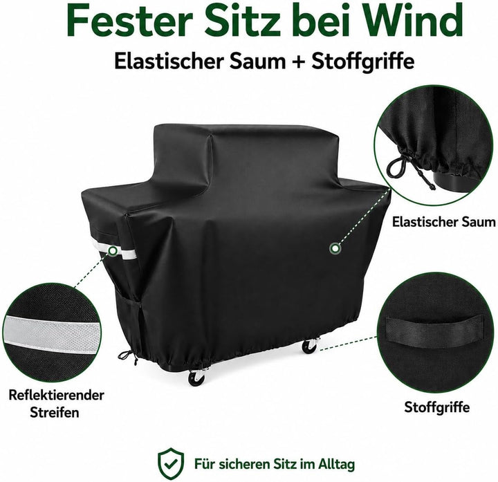 100 x 119 x 64 cm Grillabdeckung für Enders Monroe PRO 3 SIK/4 SIK mit Kocher (ab 2020), Boston 4 IK