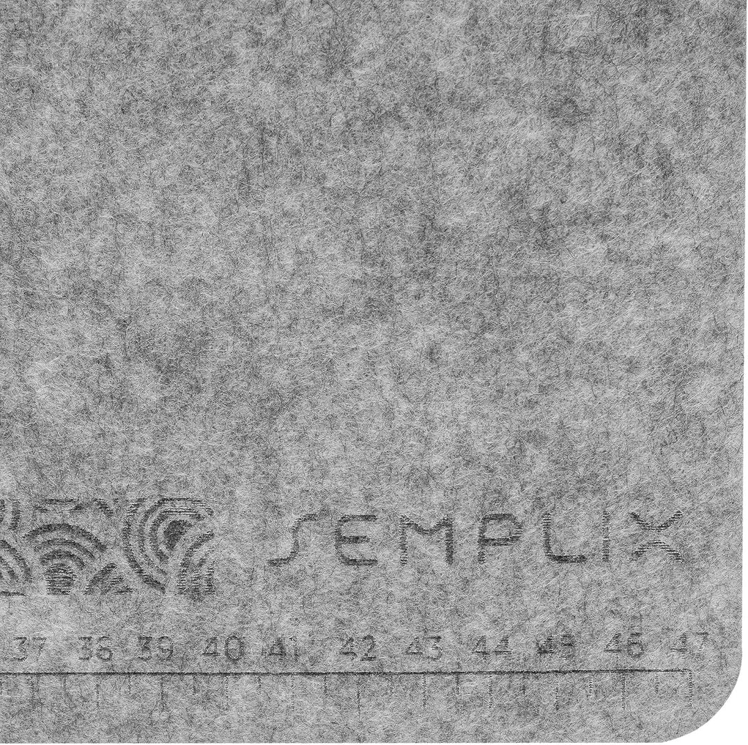 SEMPLIX Nähmaschinenunterlage, rutschhemmend, geräusch- und vibrationsdämpfende Unterlegmatte 32x49c
