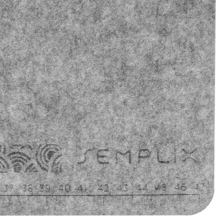 SEMPLIX Nähmaschinenunterlage, rutschhemmend, geräusch- und vibrationsdämpfende Unterlegmatte 32x49c