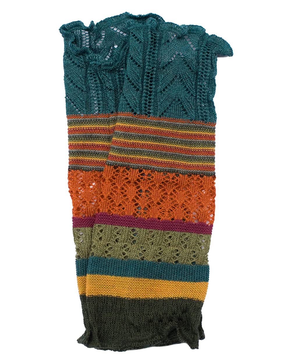 invero, Merino Armstulpen Ruby Mehrfarbig, 100% Wolle Harmony, Harmony