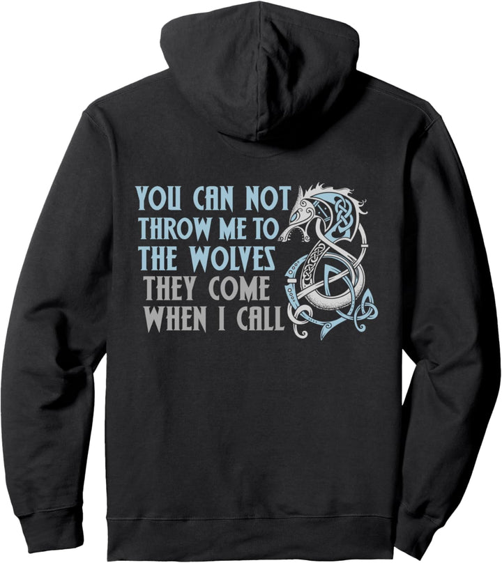 Wikinger Germanen Runen Nordische Mythologie Odin Pullover Hoodie