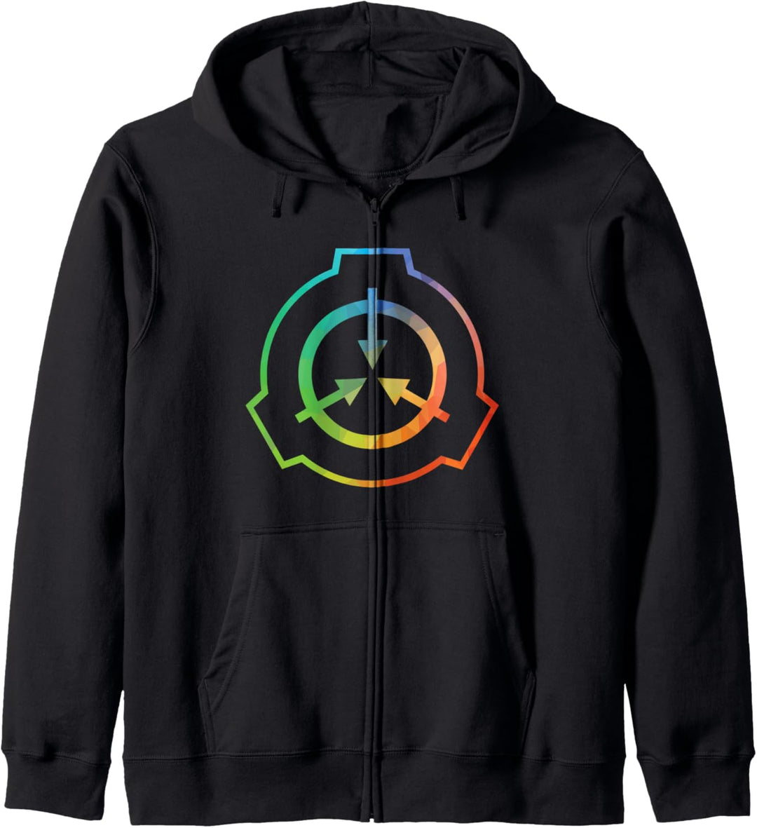 Rainbow logo secure contain protect scp foundation Kapuzenjacke
