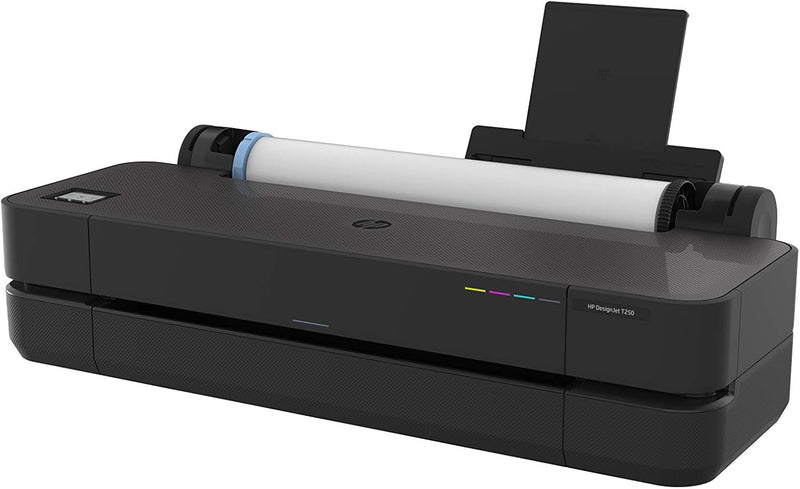 HP DesignJet T250 Grossformatdrucker, 24 Zoll, bis zu A1, mobiles Drucken, Wi-Fi, Gigabit Ethernet,