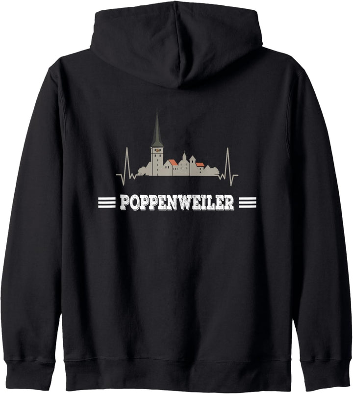 Mein Herz schlägt für Poppenweiler Kapuzenjacke