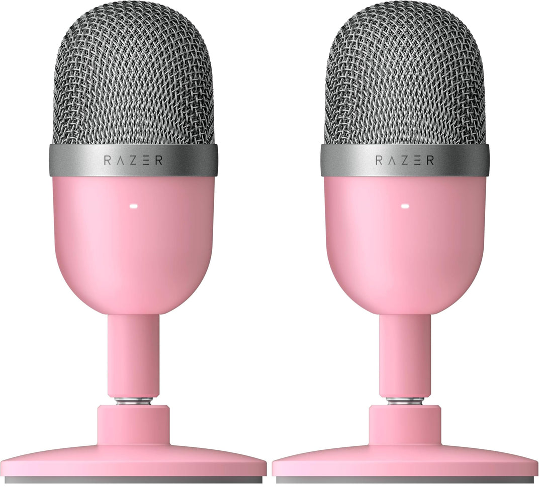 Razer Seiren Mini (Quartz) - USB Kondensator-Mikrofon für Streaming (Kompakt mit Supernieren-Richtch
