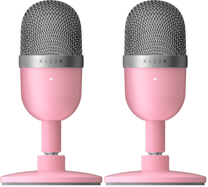 Razer Seiren Mini (Quartz) - USB Kondensator-Mikrofon für Streaming (Kompakt mit Supernieren-Richtch