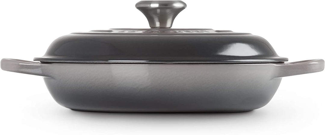 Le Creuset Signature Gusseisen Gourmet-Profitopf, Rund, Ø 26 cm, 2,2 l, Für alle Herdarten inkl. Ind
