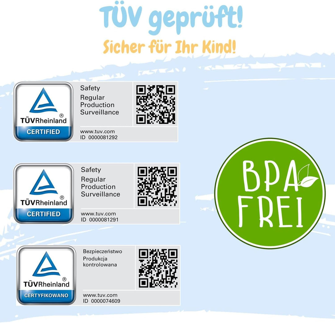 Baby Badewanne mit Gestell 4 Set TÜV Rheinland zertifiziert! Babybadewannen + Baby Badewannensitz +A