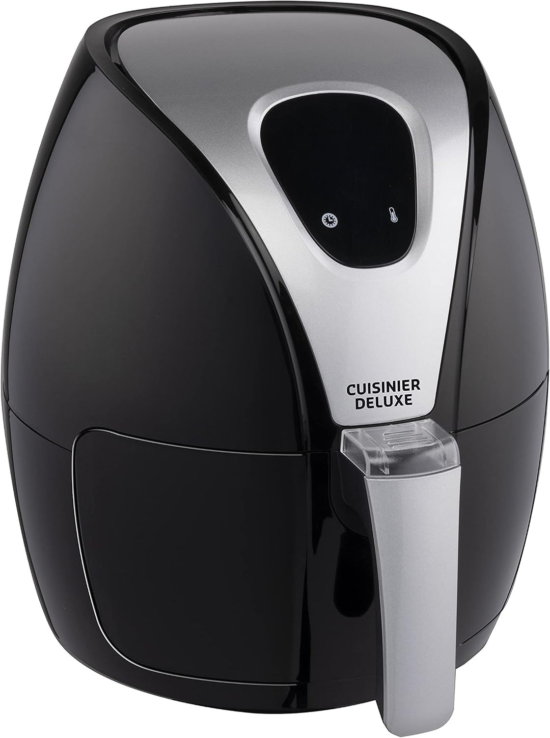 Cuisinier Deluxe Heissluftfritteuse 2,4 Liter 1300/1500 Watt Timer und Digitalanzeige Cuisiner Delux