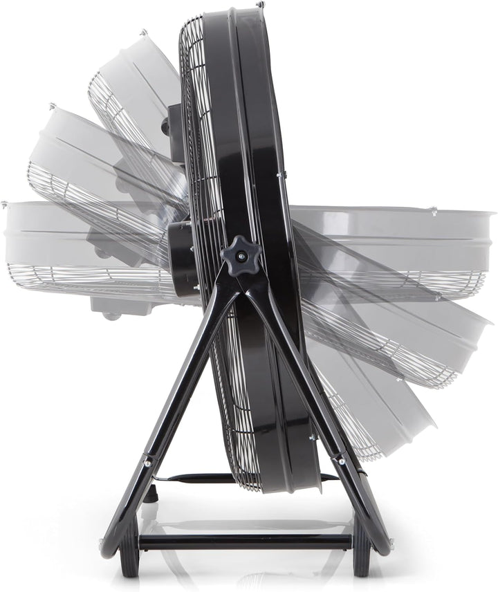 Orbegozo Pwt 3075 - Industrieller Ventilator Power Fan, neigbares Kopfteil, metallische Blätter von