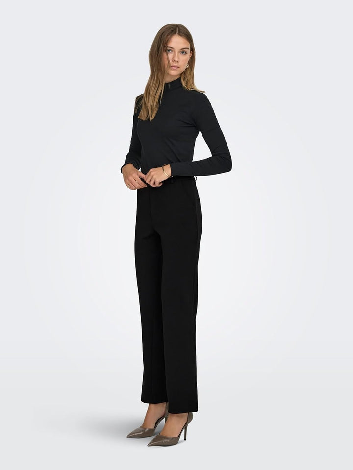 JdY Damen Hose Jdygeggo Straight Pant JRS Noos XS / 34L Schwarz, XS / 34L Schwarz