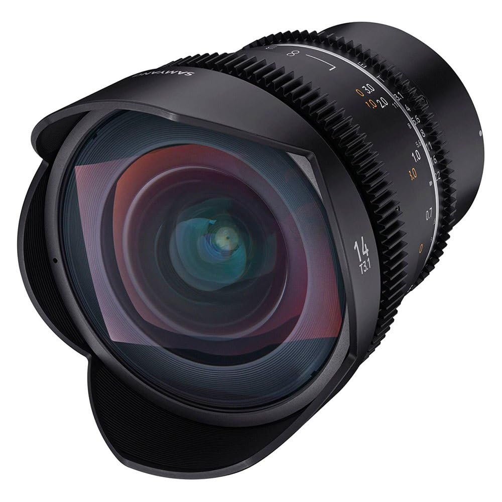 Samyang MF 14mm T3,1 VDSLR MK2 Sony E – lichtstarkes T3,1 Ultraweitwinkel Cine- und Video Objektiv f
