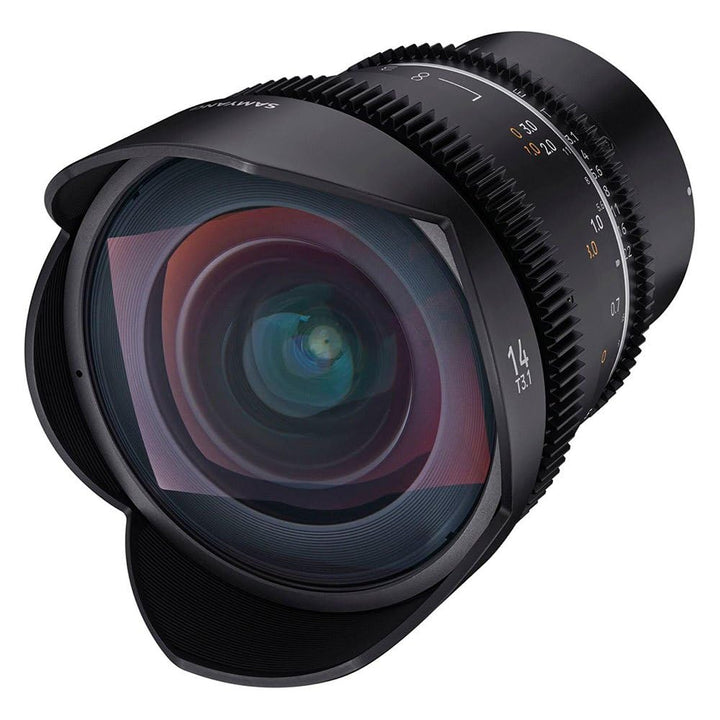 Samyang MF 14mm T3,1 VDSLR MK2 Sony E – lichtstarkes T3,1 Ultraweitwinkel Cine- und Video Objektiv f
