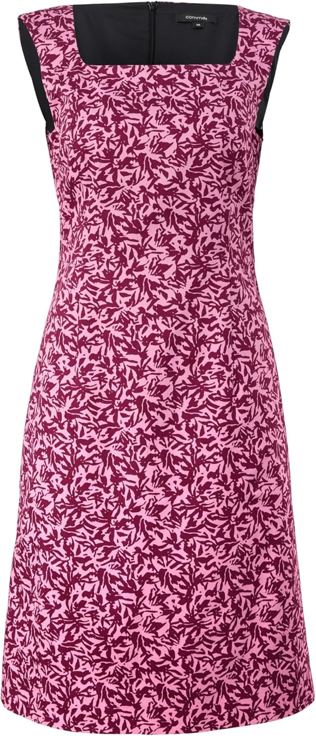 comma Damen Kleid 36 44b4 Lila|pink, 36 44b4 Lila|pink