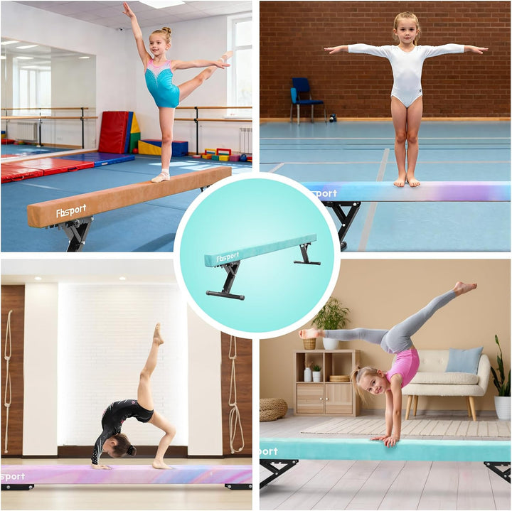 FBSPORT schwebebalken Kinder schwebebalken für zuhause schwebebalken höhenverstellbar Gymnastik Bala
