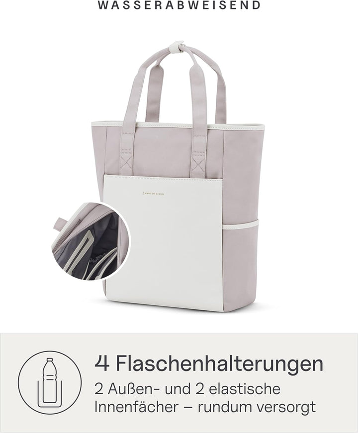 Kapten & Son Rucksack Lindby Diaper Set 18 L | 2in1 Wickelrucksack & Wickeltasche mit Kinderwagen- u