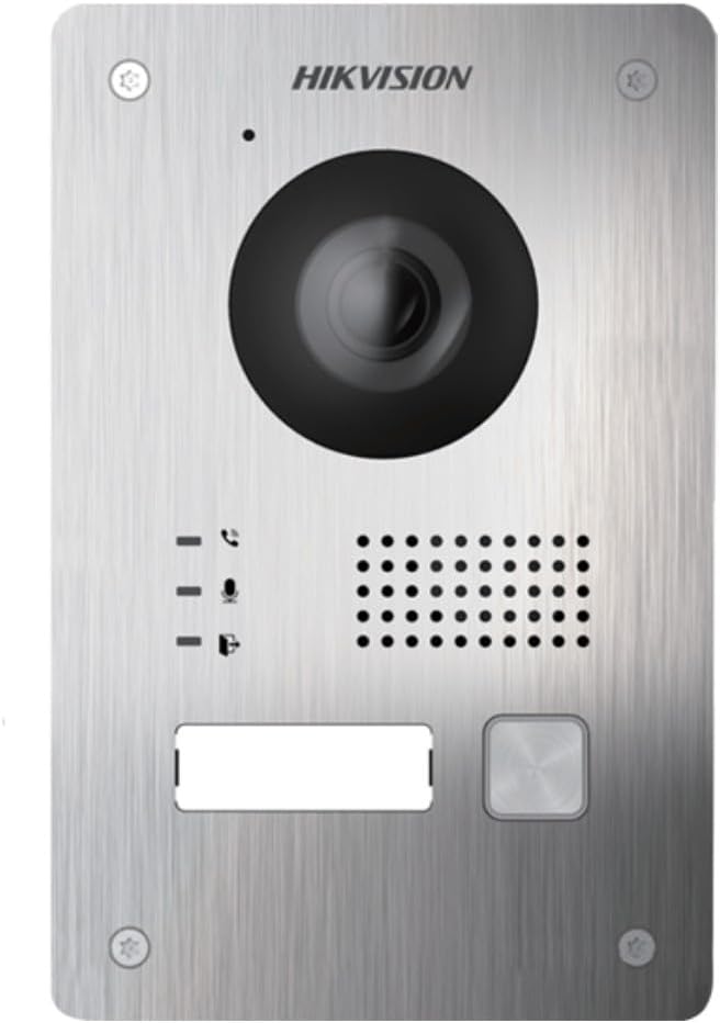 Hikvision Video-Türsprechanlage, 2 Drähte, komplettes Set, 17,78 cm (7 Zoll), Full HD, Video-Türspre
