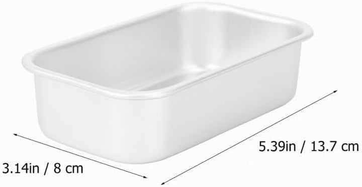 Kichvoe 3 Stück Brotbackform Aluminum Toastform Antihaft Brot Kuchenform Backform Laib Backformen zu