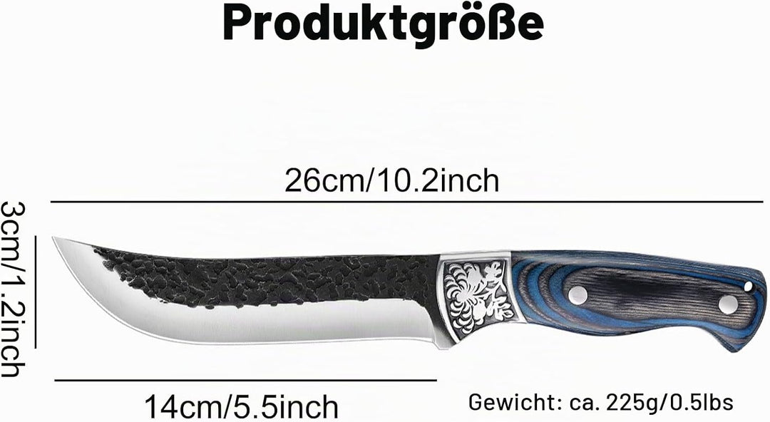 Fubinaty Küche Ausbeinmesser japanische Kochmesser handgefertigt geschmiedet Outdoor-Kochmesser High