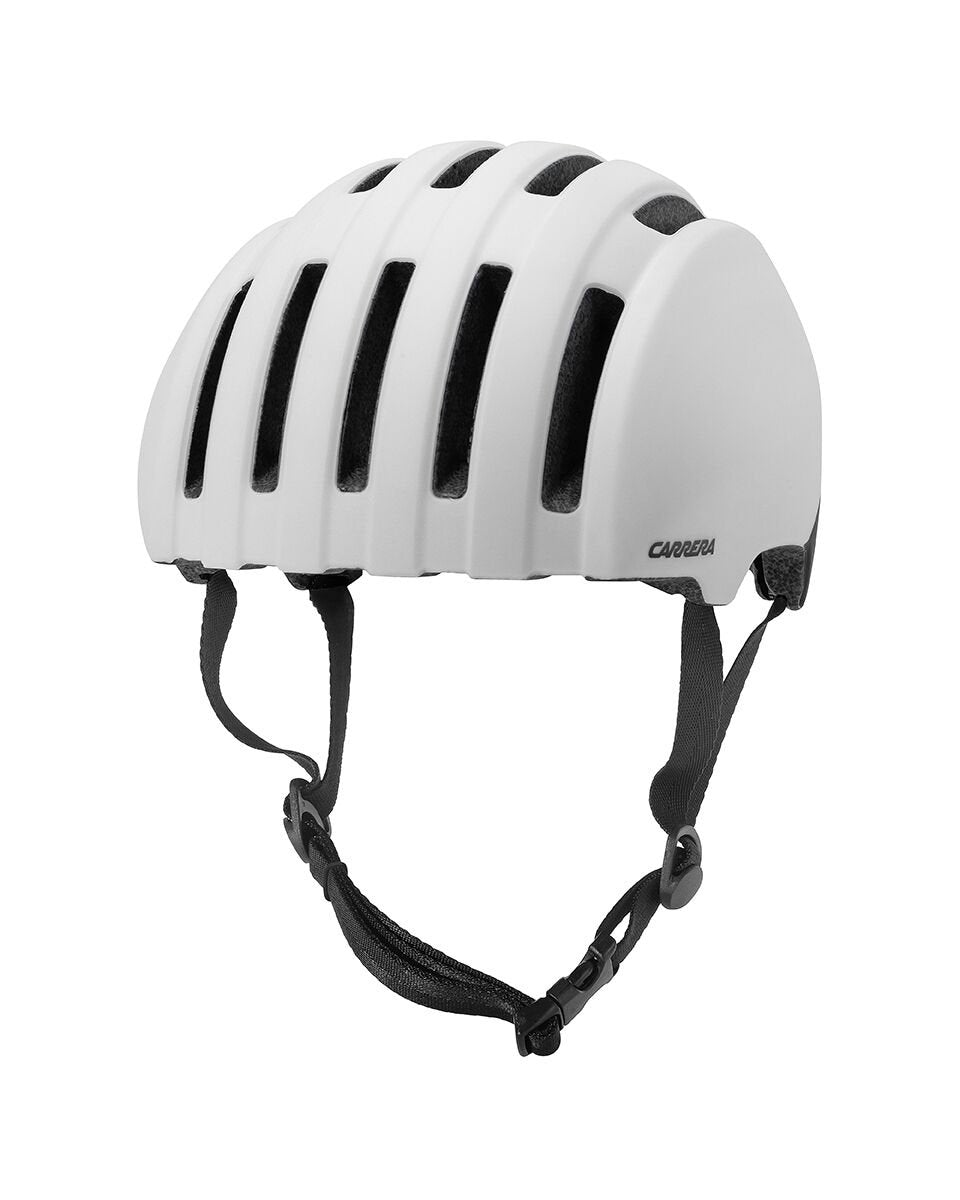 Carrera Precinct Fahrradhelm, mattwhite Black, 55