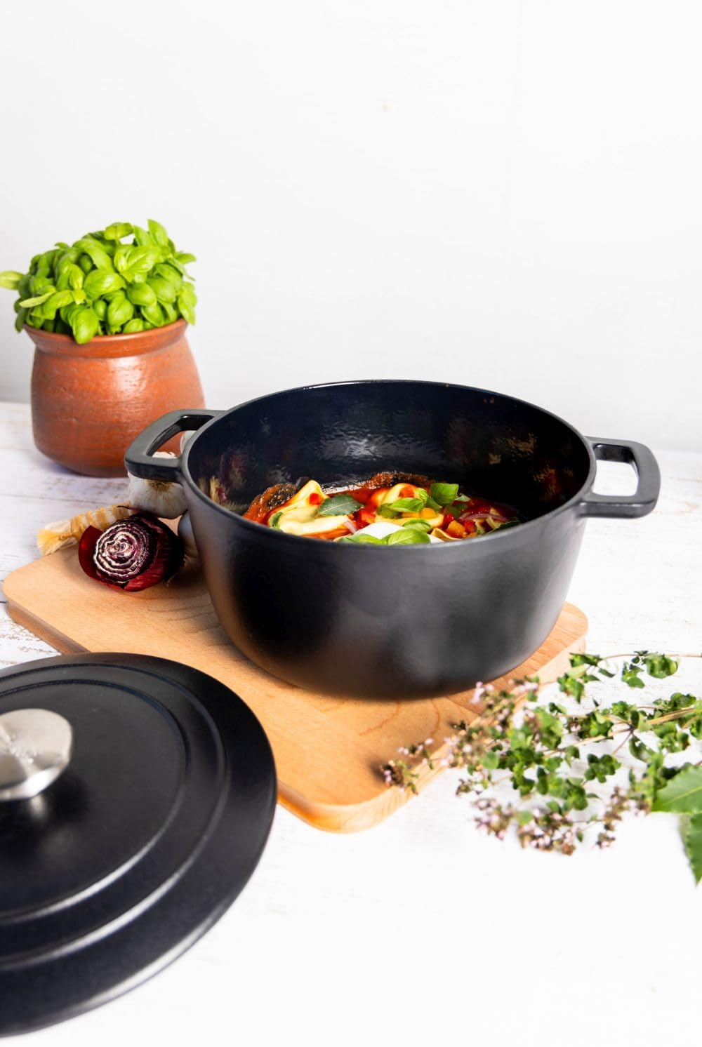 Cosy & Trendy Bratpfanne Fontestic Gusseisen Schwarz Ø 20 cm / 2,7 Liter - Emailliert