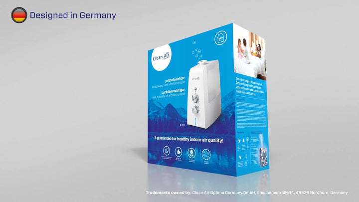 Clean Air Optima CA-602 - Luftbefeuchter mit Ionisator und Aromazerstäube - Stufenlos regulierbare G
