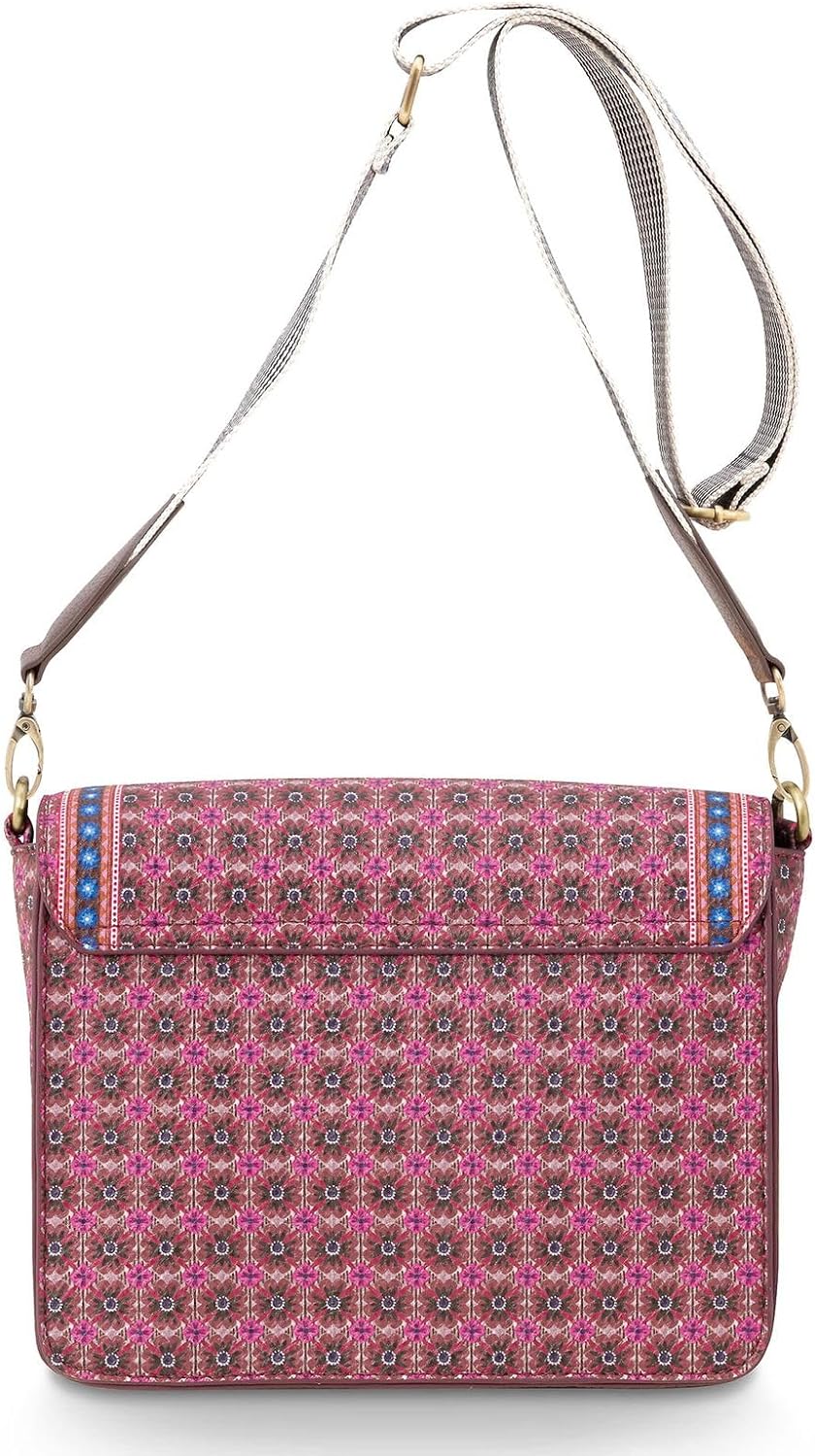 PiP Studio Cross Body Flap Small Clover Pink 19x6x16cm