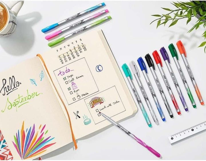 BIC Intensity Fineliner Filzstifte mit feiner und mittlerer Spitze für Bullet Journal & Mandala – 1