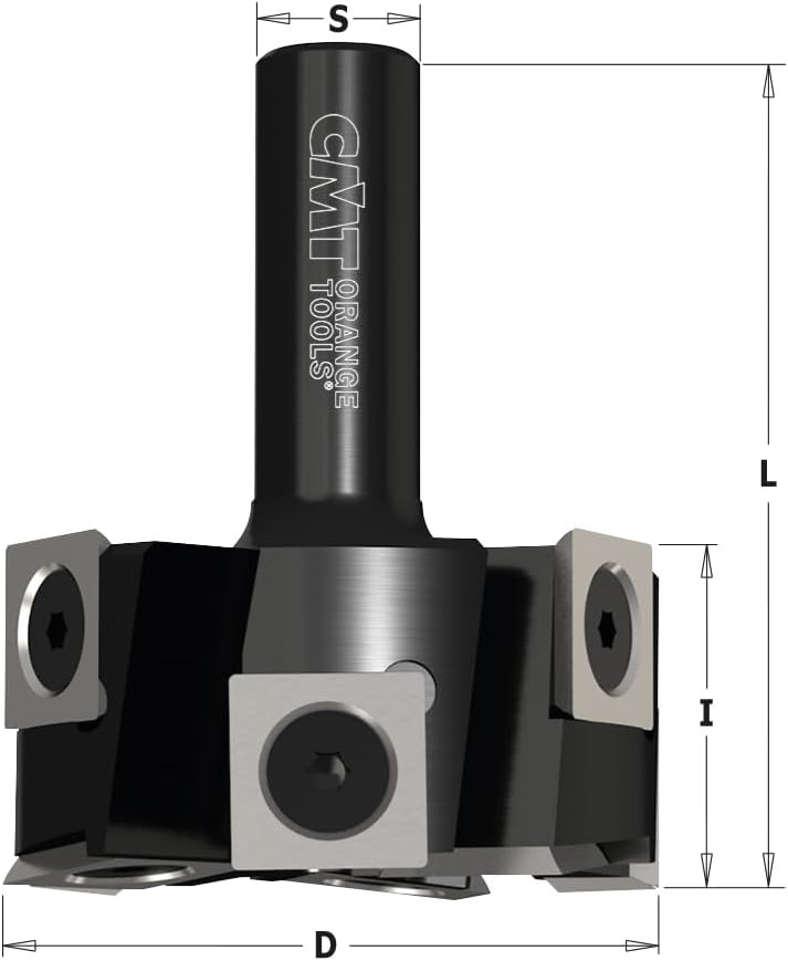 CMT ORANGE TOOLS 663.501.11 - FRÄSER HW Z6+3 S=12.7 D=50.8X25.4X63.5