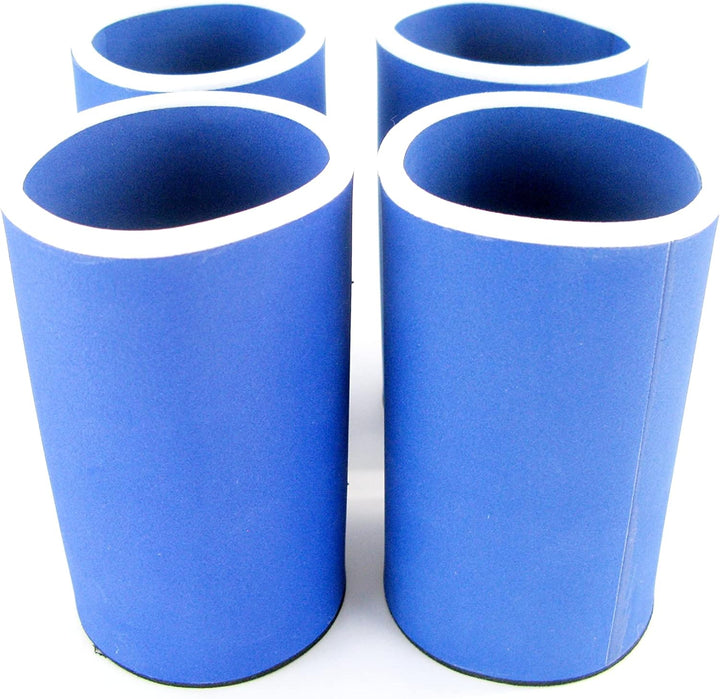 4er Set Bayrische Biere blau - Getränkekühler - Bierkühler - Flaschenkühler für alle genormten 0,5L