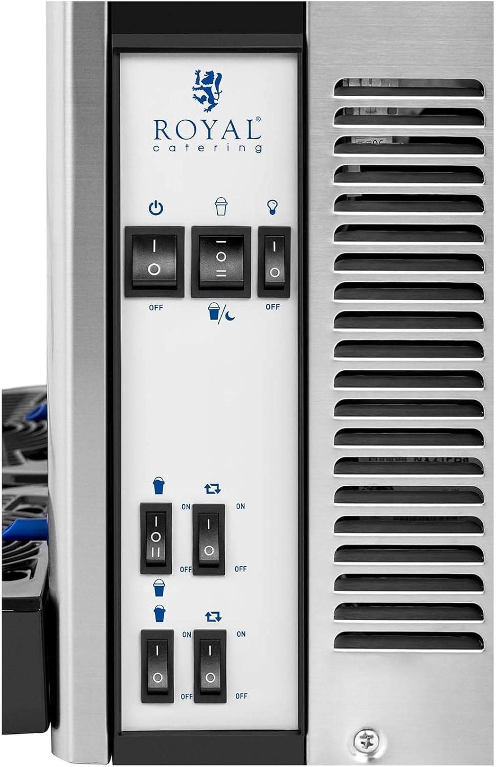 Royal Catering RCSL 2/10 Slush-Maschine 2 x 12 l LED 600 W Nachtmodus Slush Ice Maschine Slush Eis M