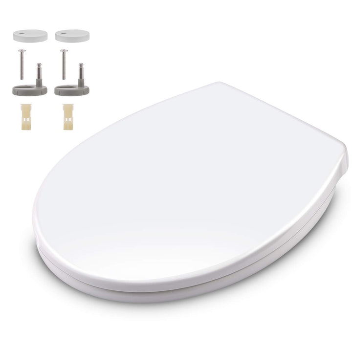 Himimi Premium Toilettendeckel, Wc Sitz Mit Absenkautomatik, Abnehmbar, O-Form Toilettensitz, Soft-C